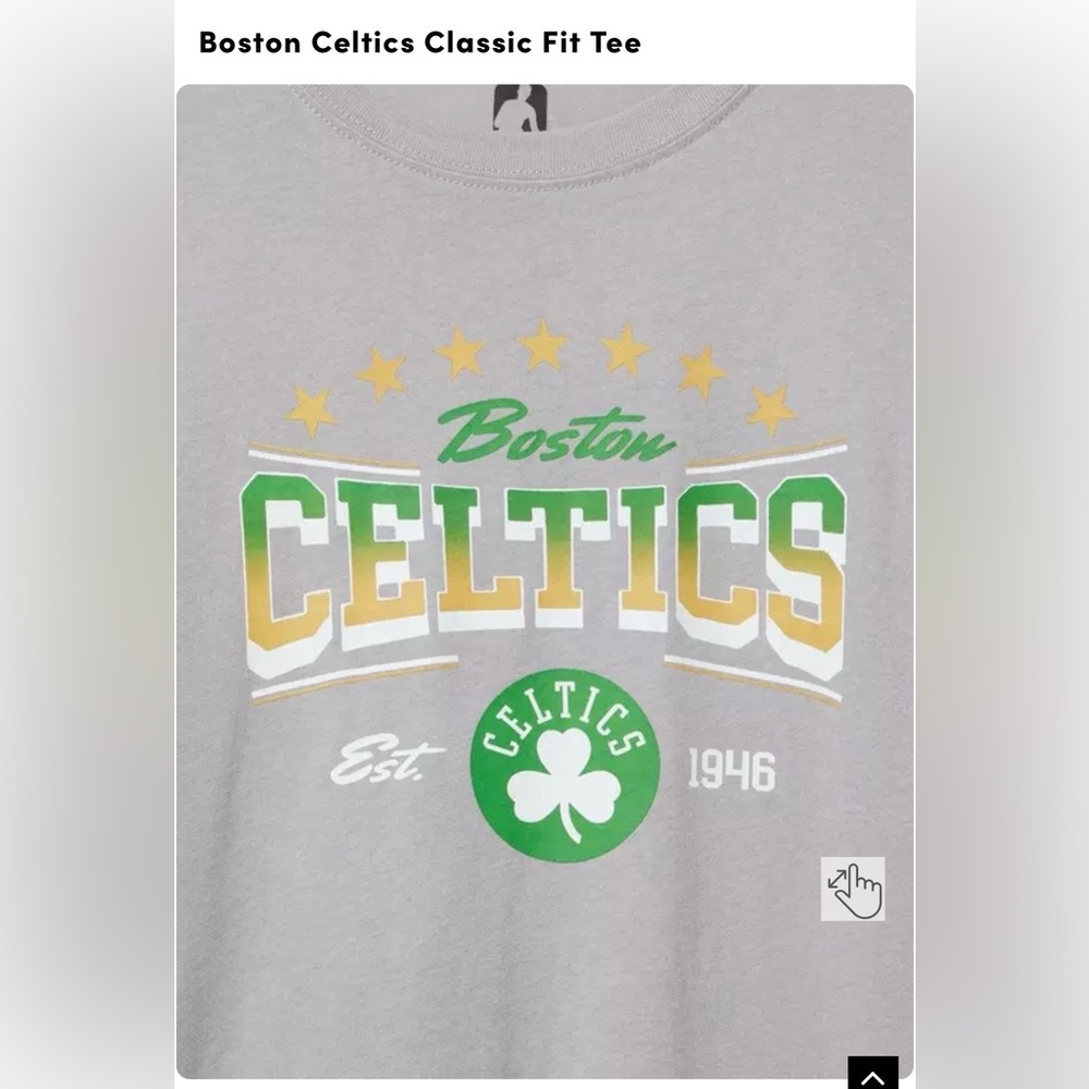 NWOT Torrid Boston Celtics Classic Fit Tee size 2 - Picture 3 of 8